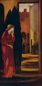 Danaë y la torre de bronce, 1872 de Edward Burne Jones