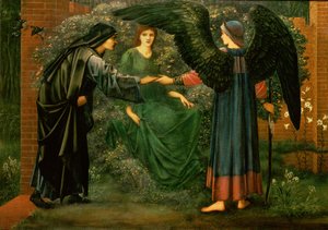 Corazón de la rosa de Edward Burne Jones