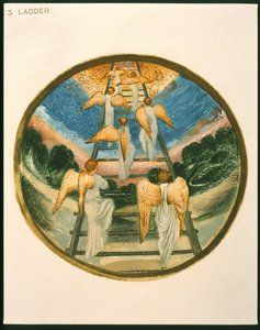 La escalera de Jacob, ángeles regresando al cielo, placa 111 de 