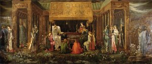 El último sueño de Arturo en Avalon de Edward Burne Jones