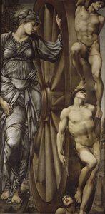 La rueda de la fortuna, 1883 de Edward Burne Jones