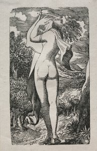 Bacante o El jugador de la lira de Edward Calvert
