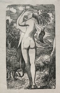 Bacante o El jugador de la lira, 1829 de Edward Calvert