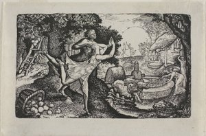 La fiesta de la sidra de Edward Calvert