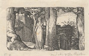 La dama y los grajos de Edward Calvert