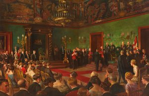 Peregrinación, 26 de marzo de 1926, Miembro de la Real Orden Victoriana de San Juan Investidura en Malta de Edward Caruana Dingli