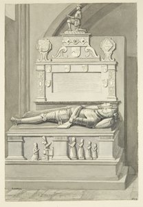 Monumento a Sir Henry Newton y Lady Newton en la Catedral de Bristol de Edward Cashin