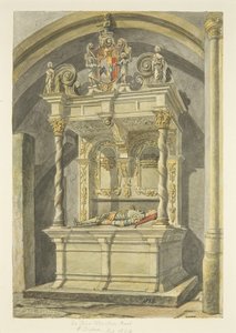 Monumento a Sir John Newton, Bart., en la Catedral de Bristol de Edward Cashin