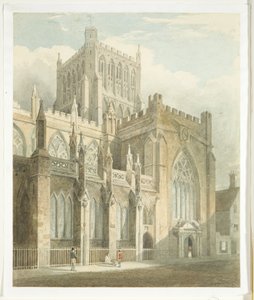 Vista norte de la Catedral de Bristol de Edward Cashin