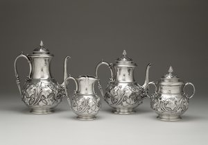 Juego de café y té, c. 1856-1859 de Edward Chandler Moore