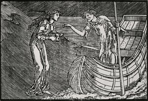 La tarifa de Caronte de Edward Coley (after) Burne Jones