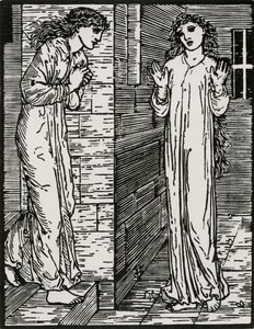 Llega a la primera hermana de Edward Coley (after) Burne Jones