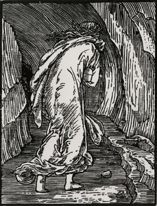 Entrando al Infierno de Edward Coley (after) Burne Jones
