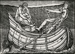 La Cabeza Levantándose de Edward Coley (after) Burne Jones