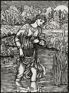 La tarea de los juncos de Edward Coley (after) Burne Jones