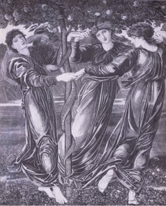 El jardín de las Hespérides, Anuario de Bibby de Edward Coley (after) Burne Jones