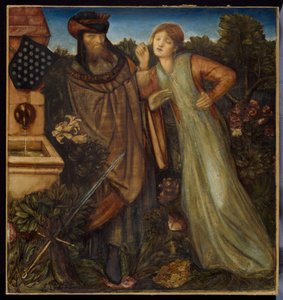 El rey Marcos y la bella Iseult de Edward Coley Burne Jones