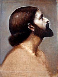 Cabeza de retrato del rey Cophetua, c.1883-84 de Edward Coley Burne Jones