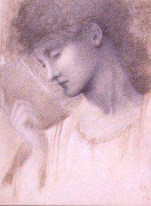 Estudio de una Cabeza de Edward Coley Burne Jones