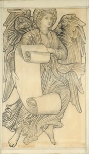 Ángel con pergamino - figura número siete