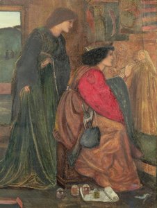 Diseño para un panel del gabinete de la Luna de Miel del Rey René, 1851