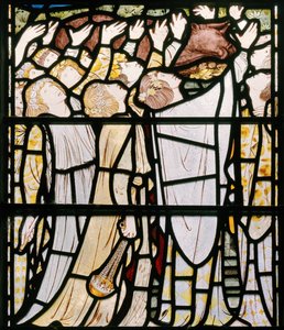 Elías y los Sacerdotes de Baal (detalle) de Edward Burne Jones
