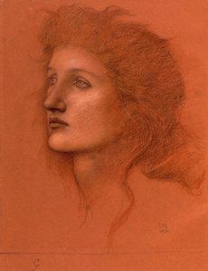 Cabeza femenina, 1890