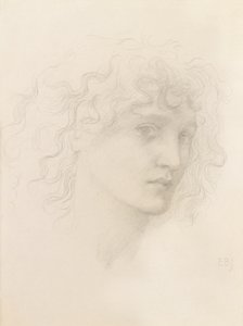 Cabeza de May Morris de Edward Burne Jones