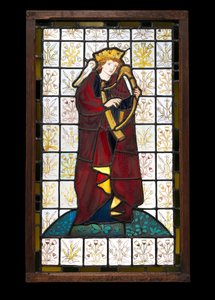 Rey David el Poeta, 1863 de Edward Burne Jones