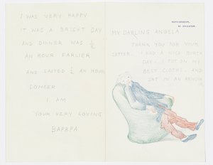 Carta a la nieta del artista Angela Thirkell