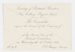 Carta a la nieta del artista Angela Thirkell de Edward Burne Jones