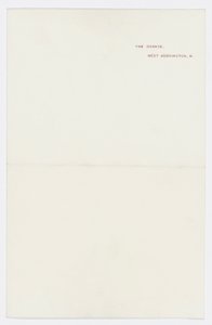 Carta a la nieta del artista Angela Thirkell