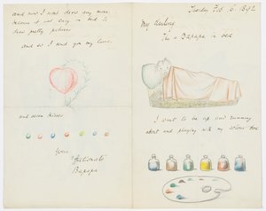 Carta a la nieta del artista Angela Thirkell
