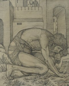 Nabucodonosor comiendo hierba de Edward Burne Jones
