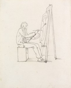 Autocaricatura, 1874 de Edward Burne Jones
