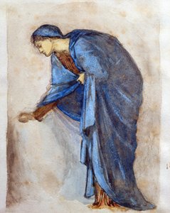 Estudio para una figura de la Virgen de Edward Burne Jones