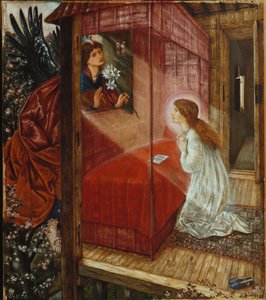 La Anunciación de Edward Burne Jones