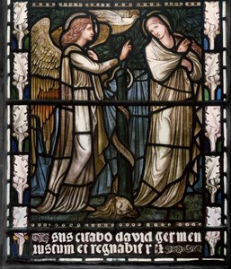La Anunciación de Edward Burne Jones
