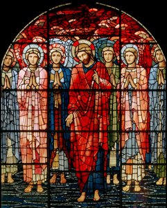 La Ventana de la Ascensión (detalle) de Edward Burne Jones