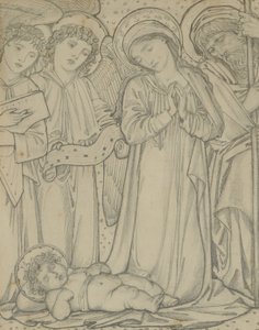 La Sagrada Familia, c.1874 de Edward Burne Jones
