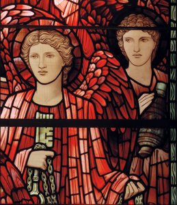 La Ventana del Juicio Final (detalle) de Edward Burne Jones