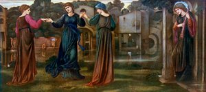 El molino, chicas bailando al son de la música junto a un río