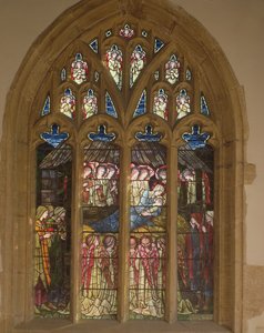 La Natividad, 1862 de Edward Burne Jones