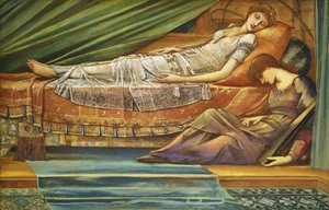 La Princesa Durmiente, c.1886-88 de Edward Burne Jones