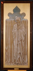 La Virgen María: boceto para una vidriera en Ashton-under-Lyne, c.1892