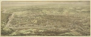 Vista aérea de Bristol de Edward Colston Lavars