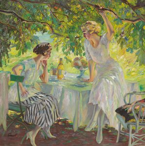 Afternoon Tea (óleo sobre lienzo)