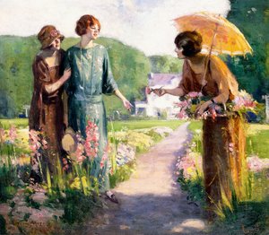 Recoger flores de Edward Cucuel
