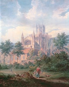 Catedral de Ely desde el sureste (detalle) de Edward Dayes