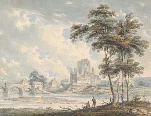 Abadía de Kelso, Rosburghshire de Edward Dayes